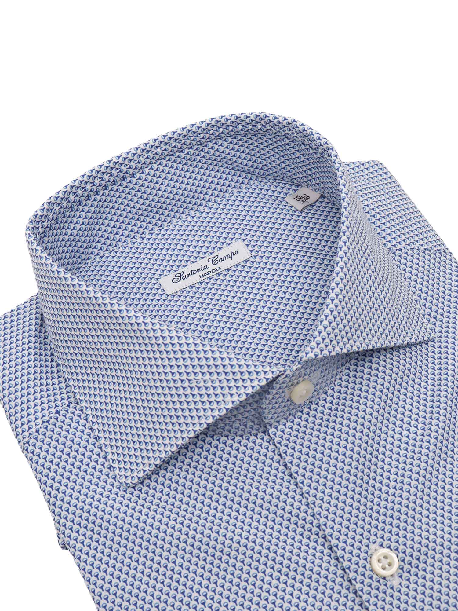 Mens Shirt Light Blue Cotton