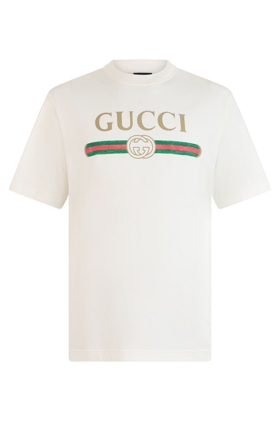 T-Shirt Cotton And Silk Jersey With Graphic Print Off White T-shirts & Jerseys