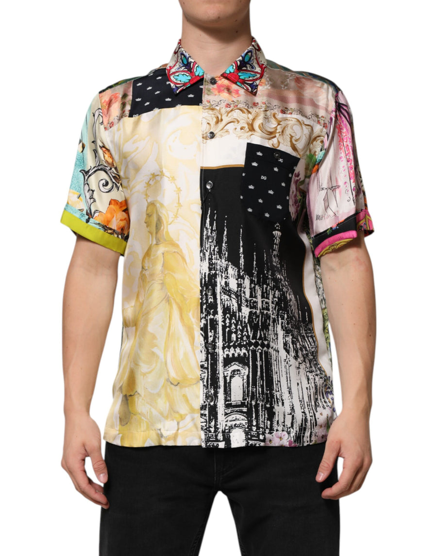Dolce & Gabbana 100% Silk shirt in multicolor