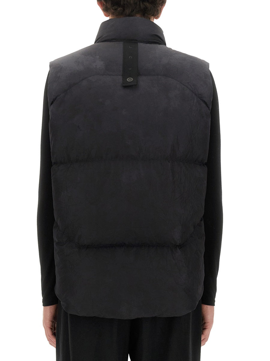 Zip Jacket Black Shell: Nylon Waistcoats & Gilets