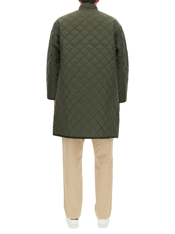 Mickfield Coat Military Green Main: Recycled Polyester Trench & Raincoats