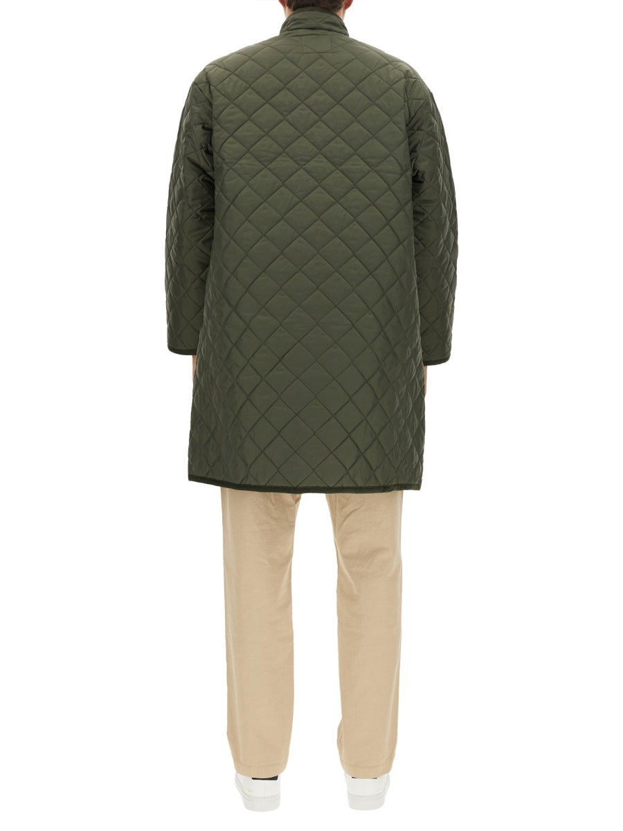 Mickfield Coat Military Green Main: Recycled Polyester Trench & Raincoats