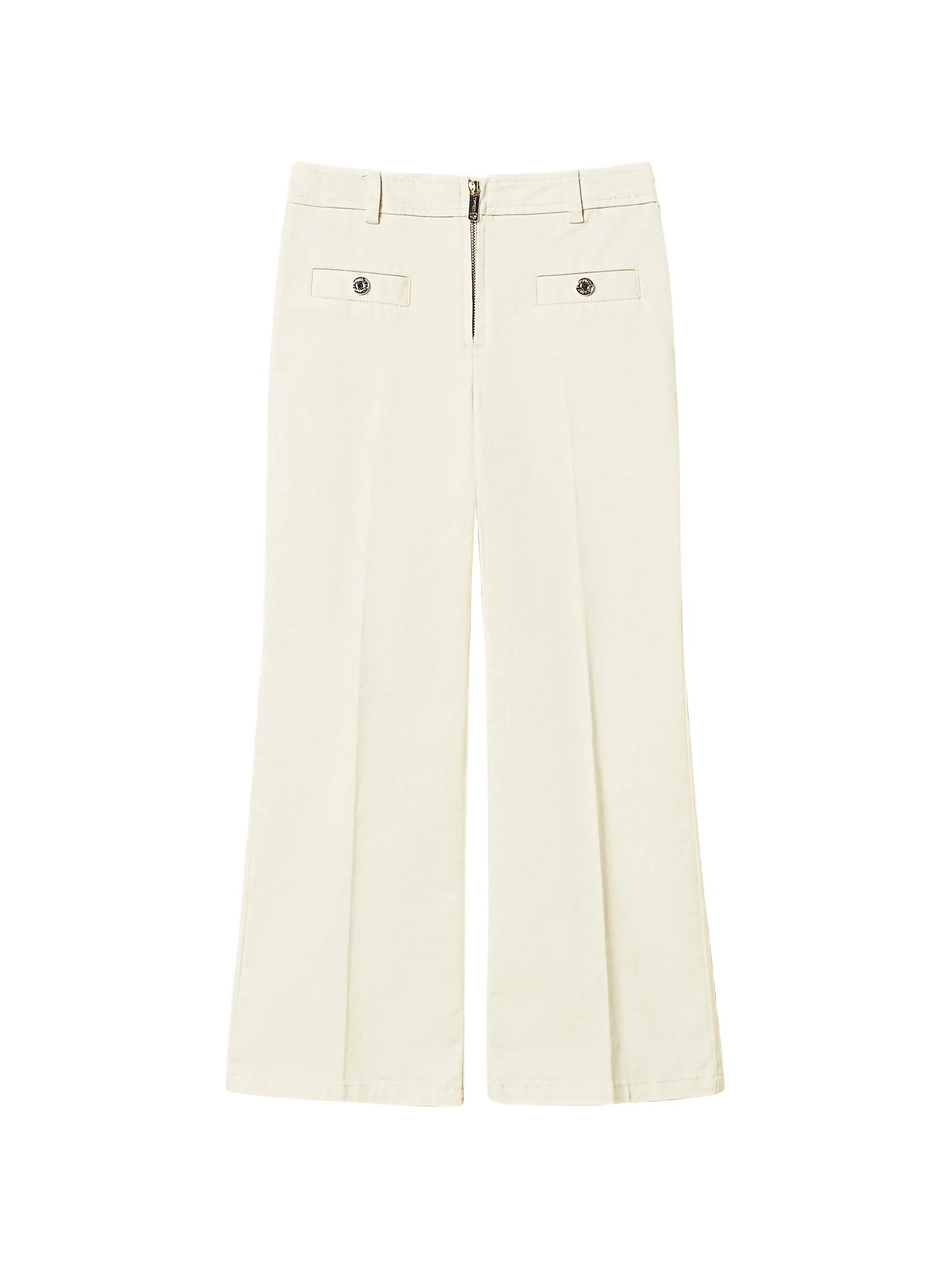Pantalone Amplio White Pantaloni