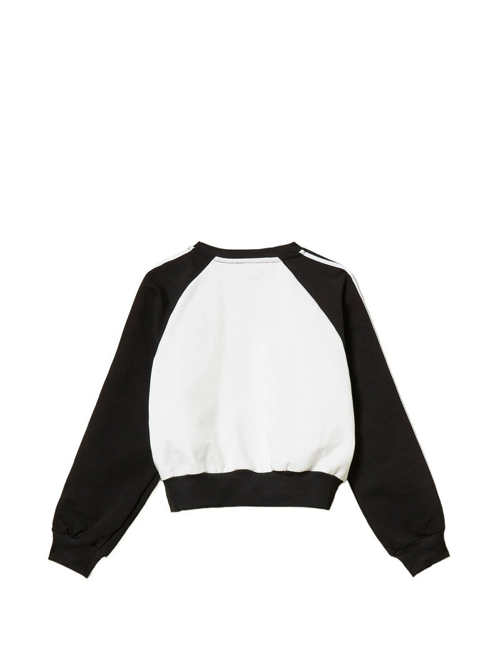 Felpa Cropped White