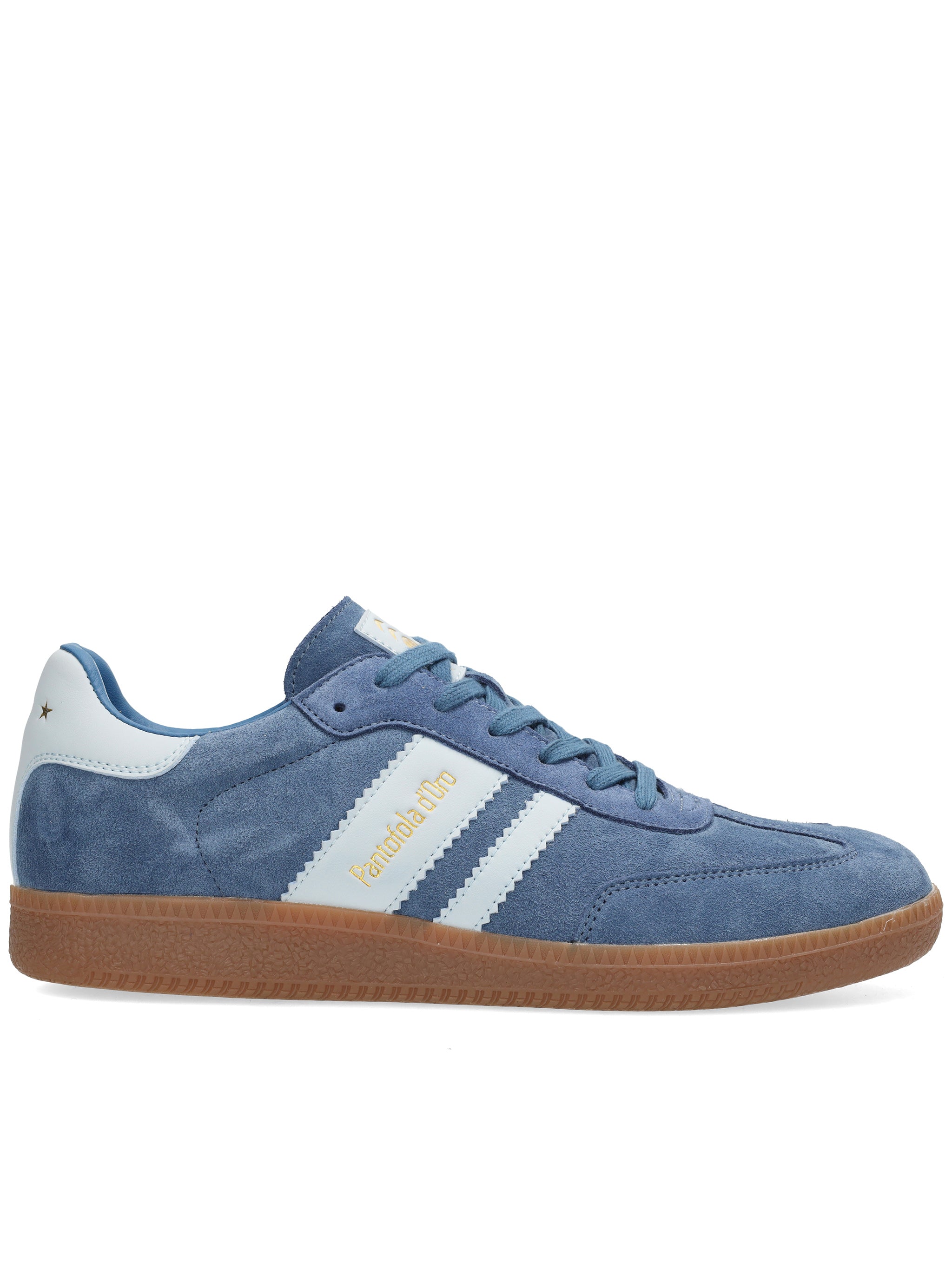 Bomber Low Suede Vitello Blue Calzature