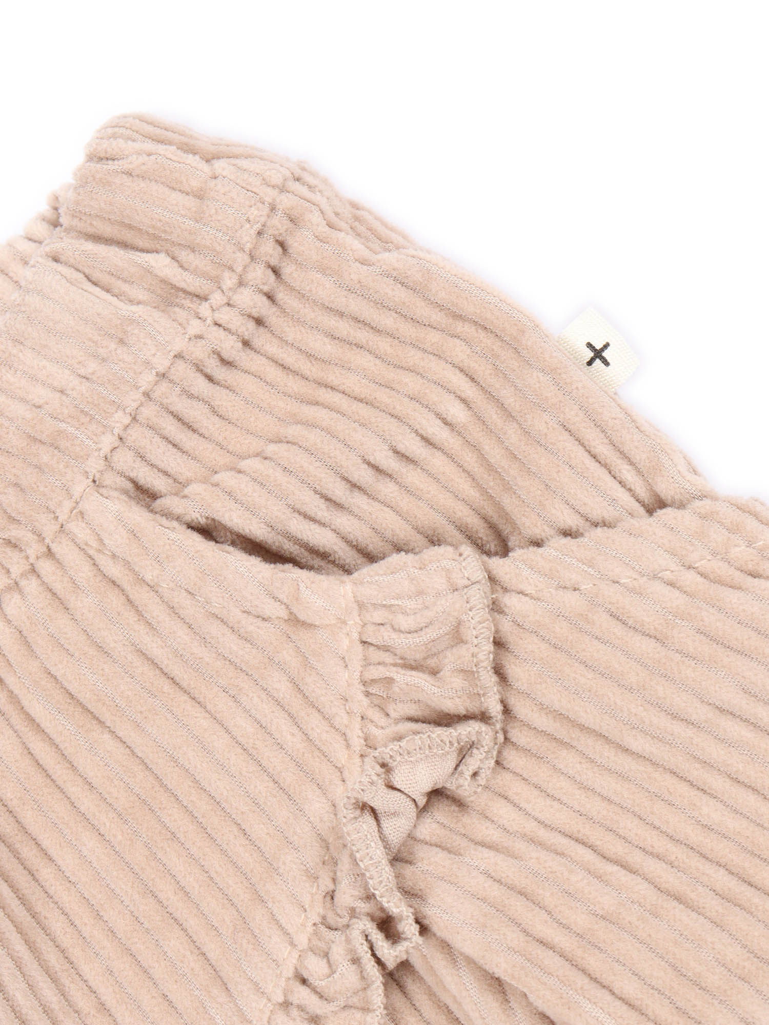 Lined Pants Beige Cotton