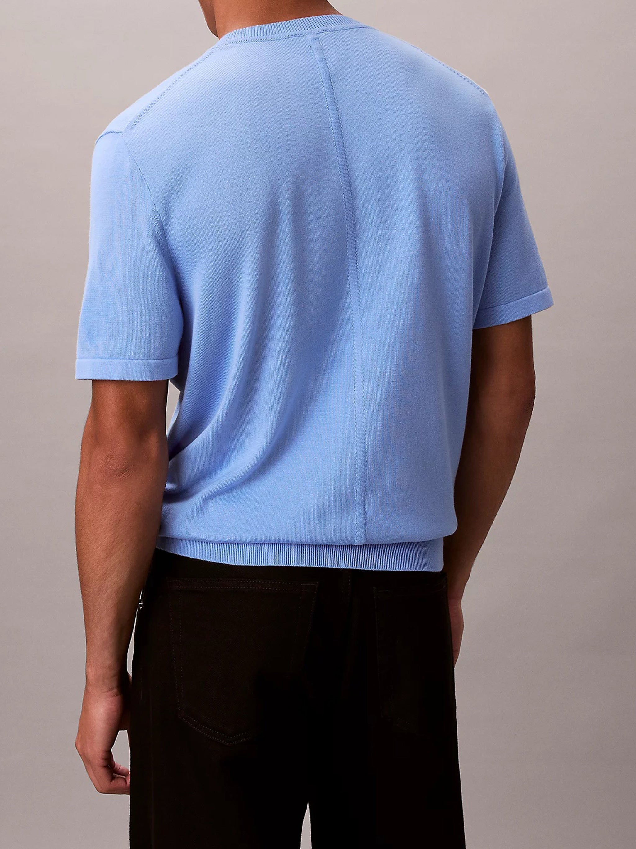 Supima Cotton Crew Blue T-shirt