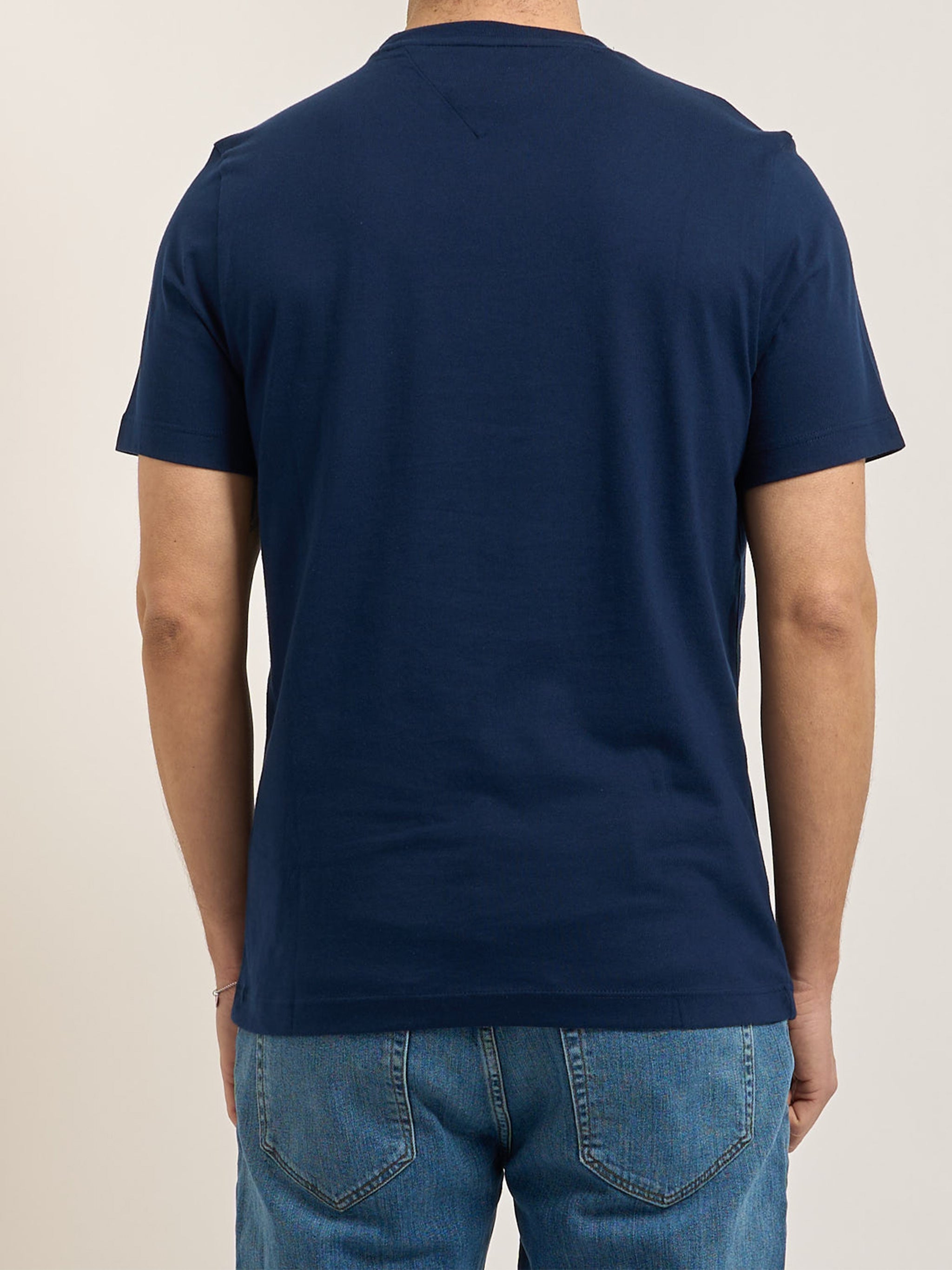 Seasonal Reg Fit Solid Tee Blue T-shirt