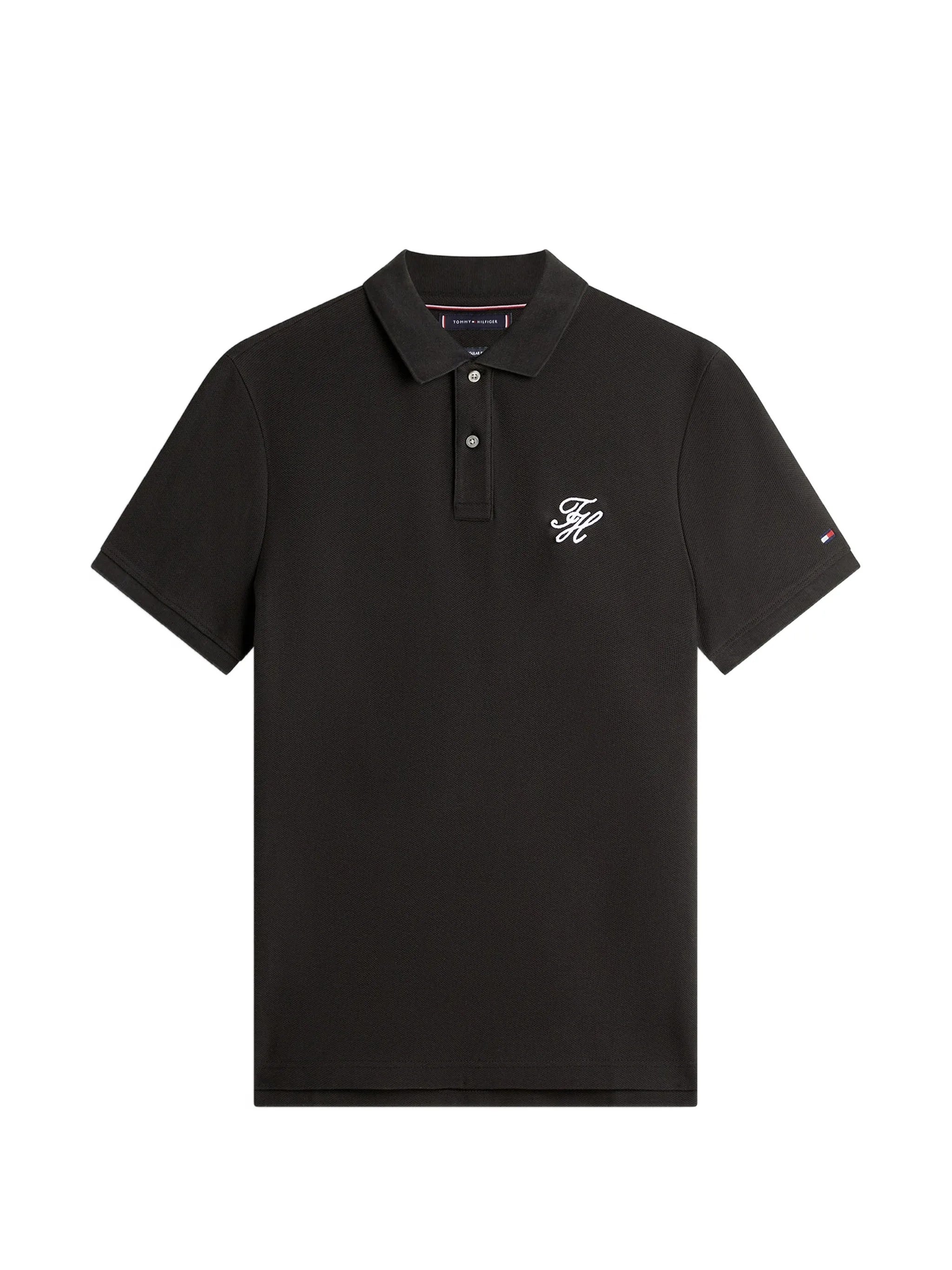 Script Reg Polo Black
