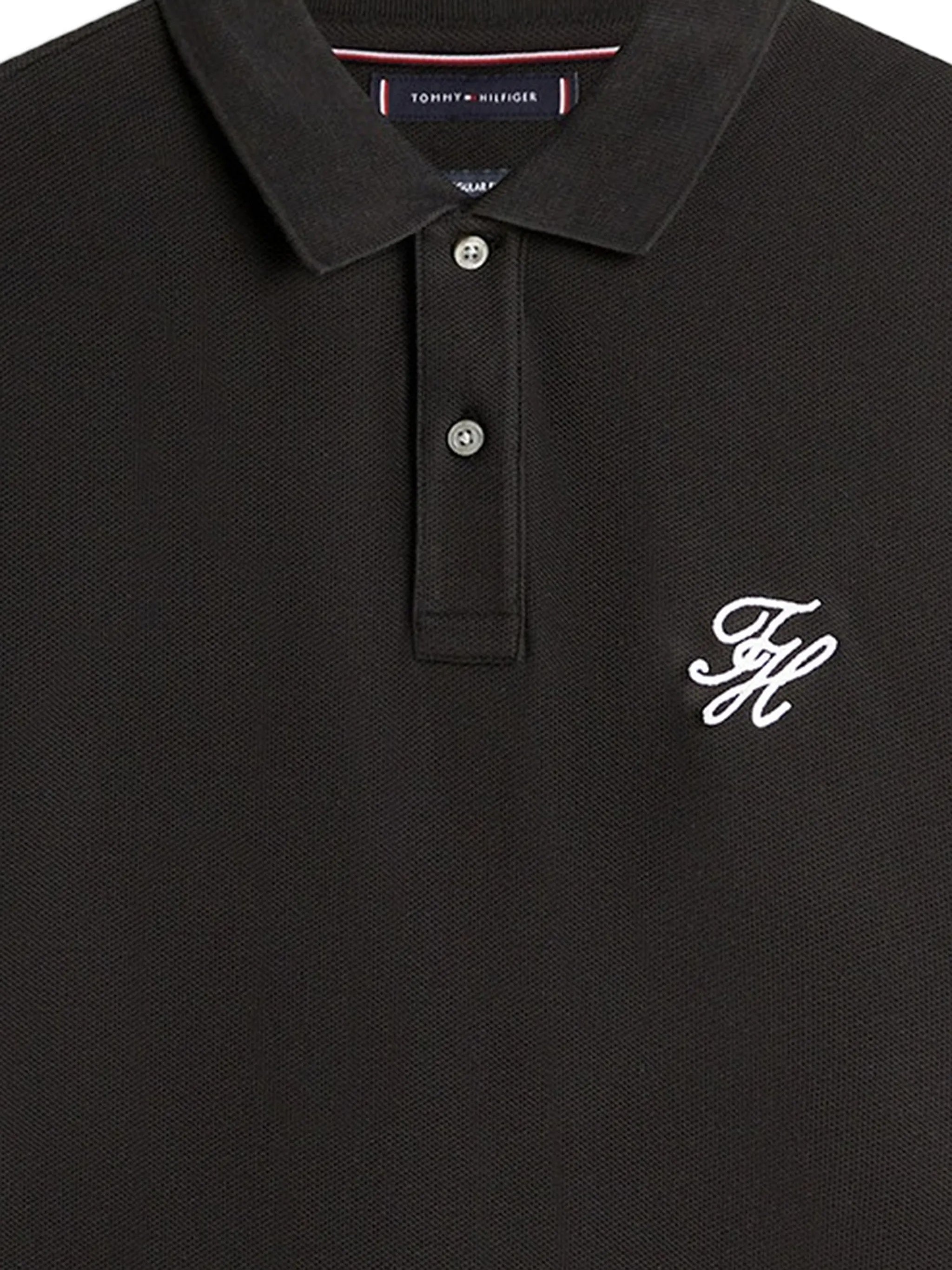 Script Reg Polo Black