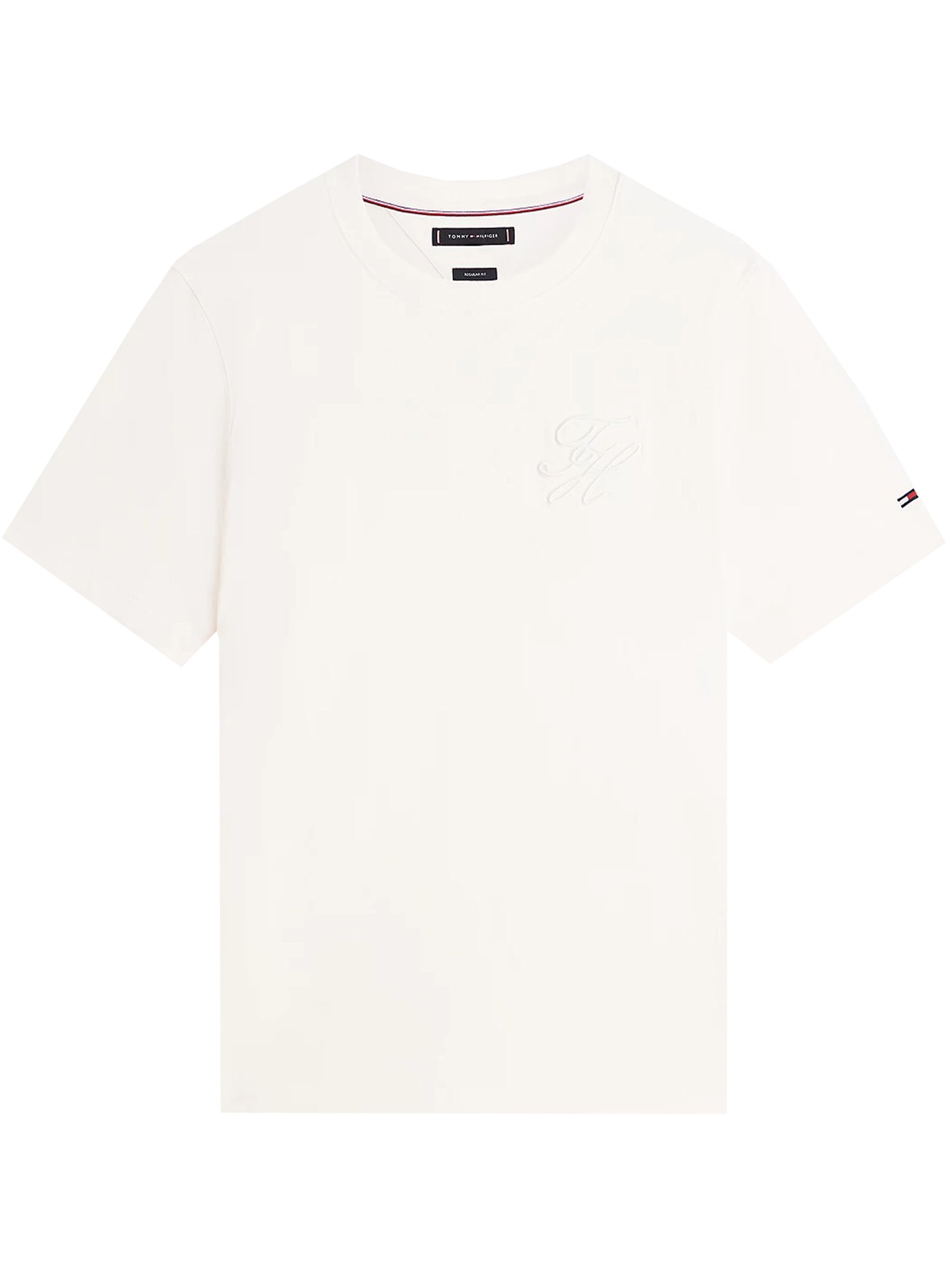Script Light Interlock Tee White T-shirt