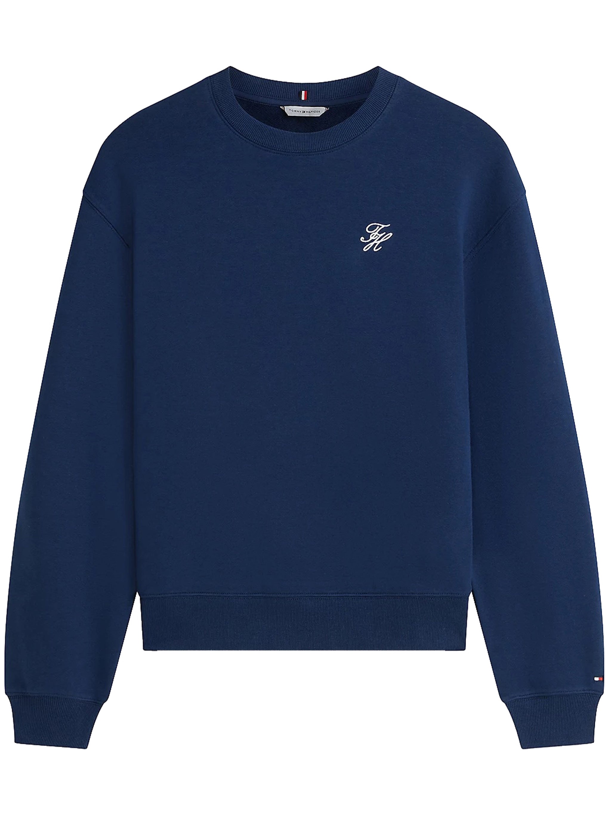 Script Reg Sweatshirt Blue Felpa