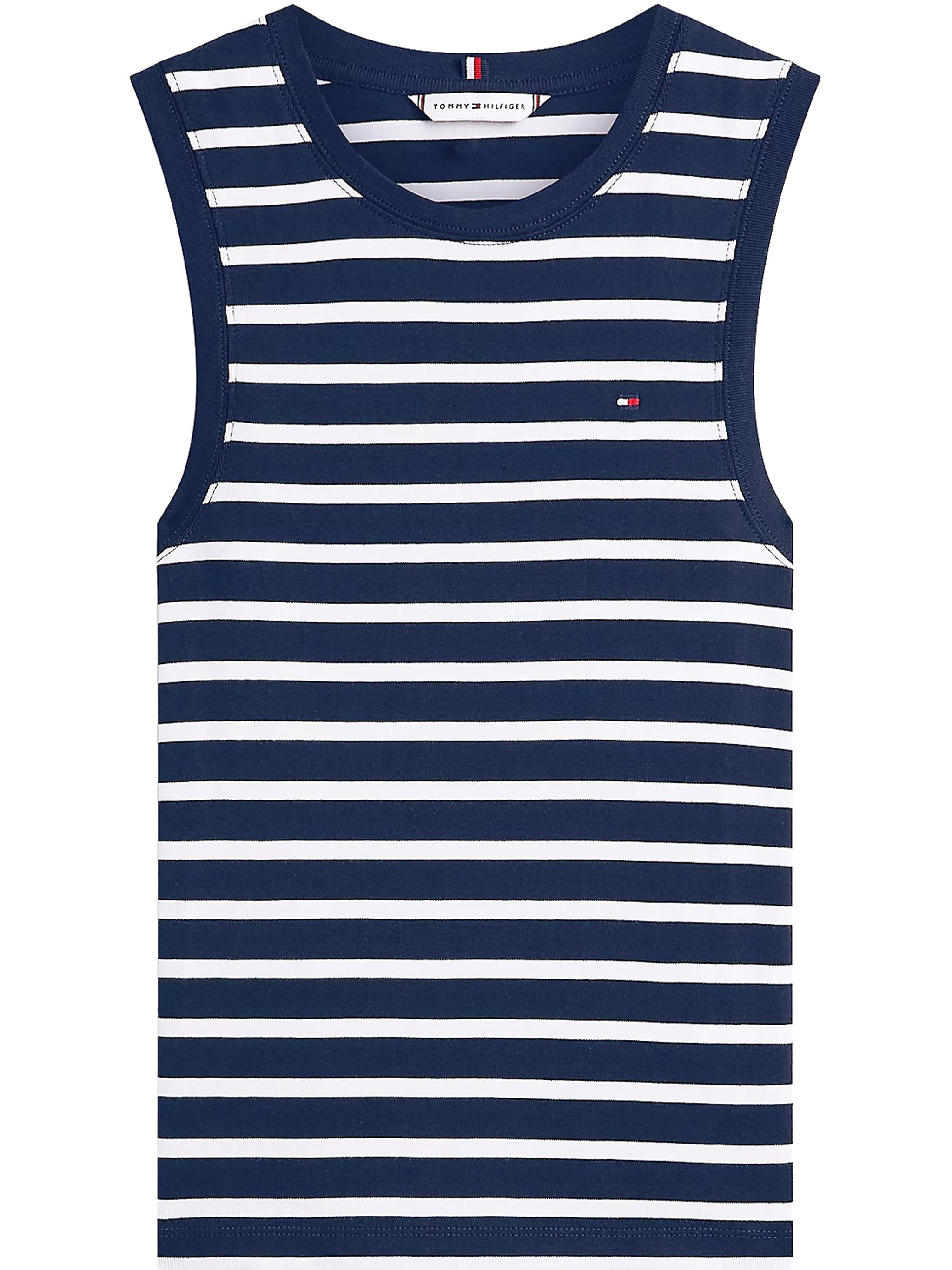 Slim Cody Tank Top X4 Breton Stripe Dark Night/ecru