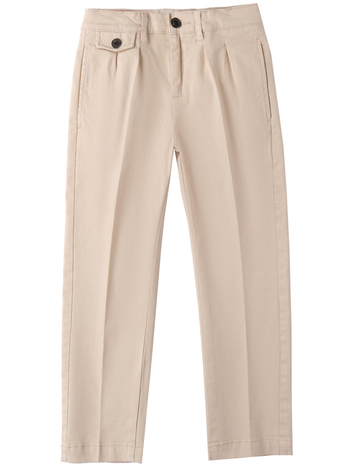 Pantalone Tessuto Navetta Lung Nude & Neutrals Co Ea Pantaloni