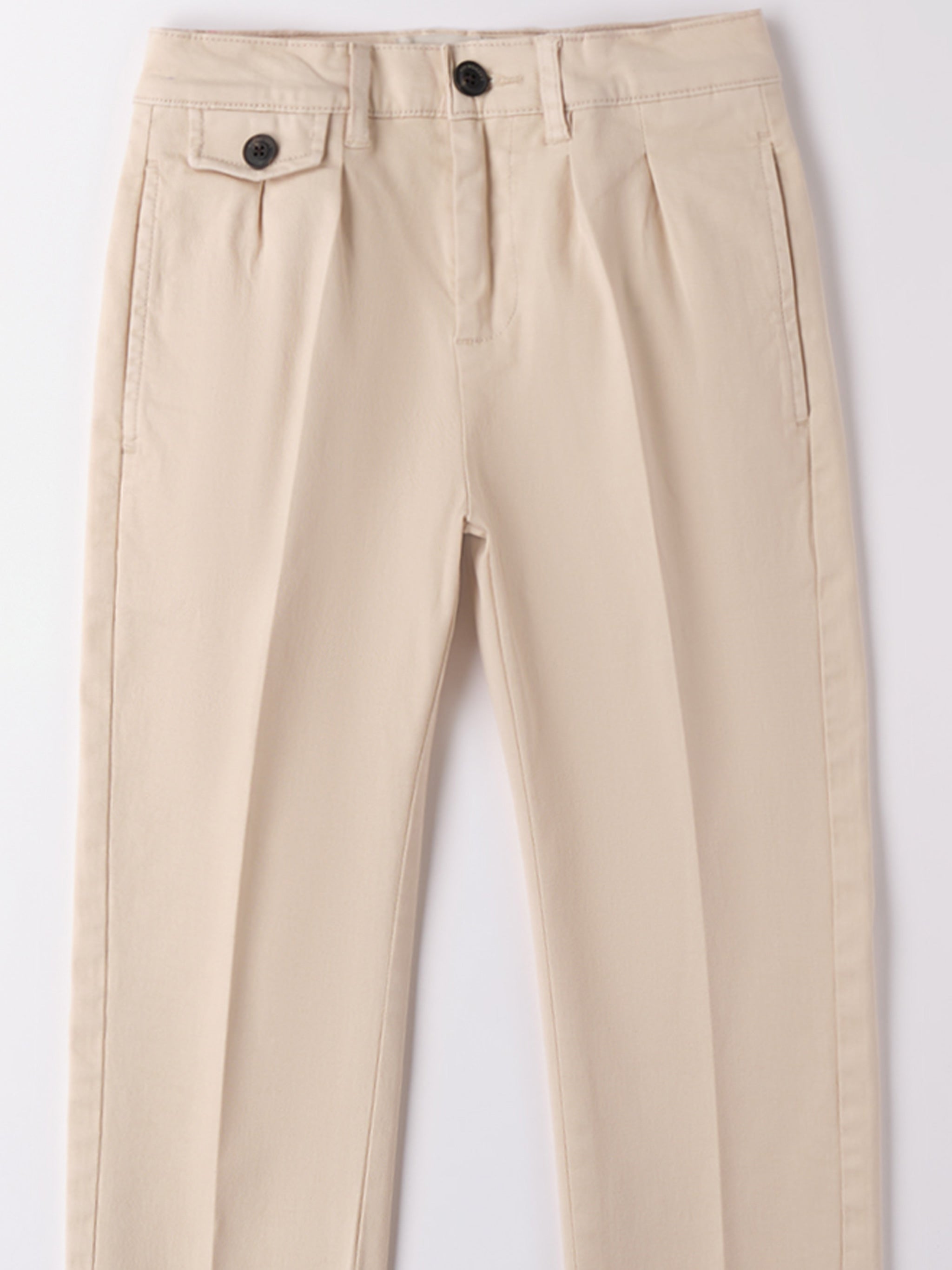 Pantalone Tessuto Navetta Lung Nude & Neutrals Co Ea Pantaloni