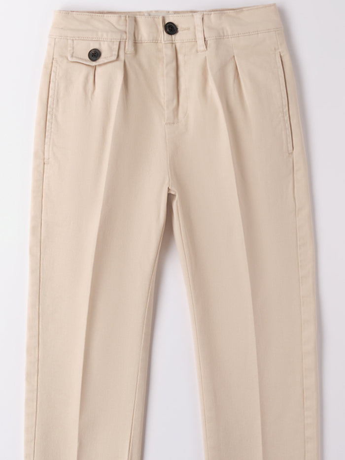 Pantalone Tessuto Navetta Lung Nude & Neutrals Co Ea Pantaloni