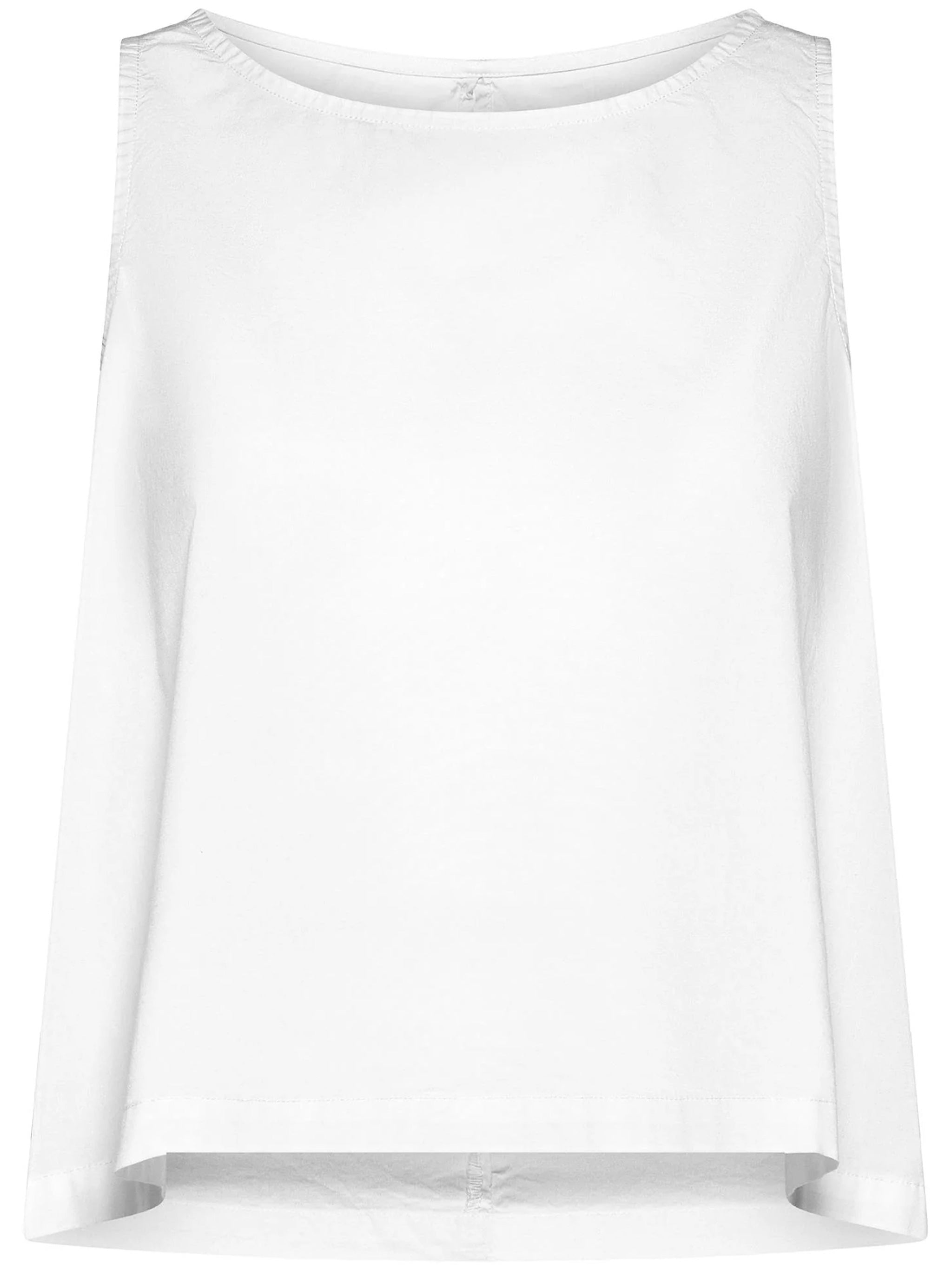 Canotta In Popeline Top