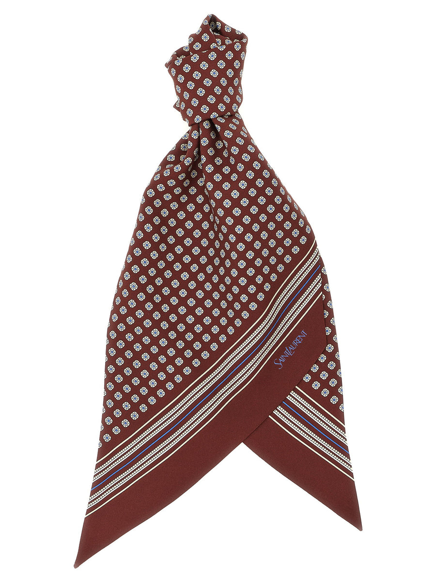 Saint Laurent Scarf — Burgundy