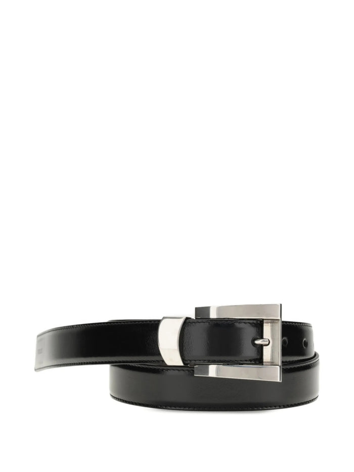 Belt H.30 Calf Leather Black | Cintura