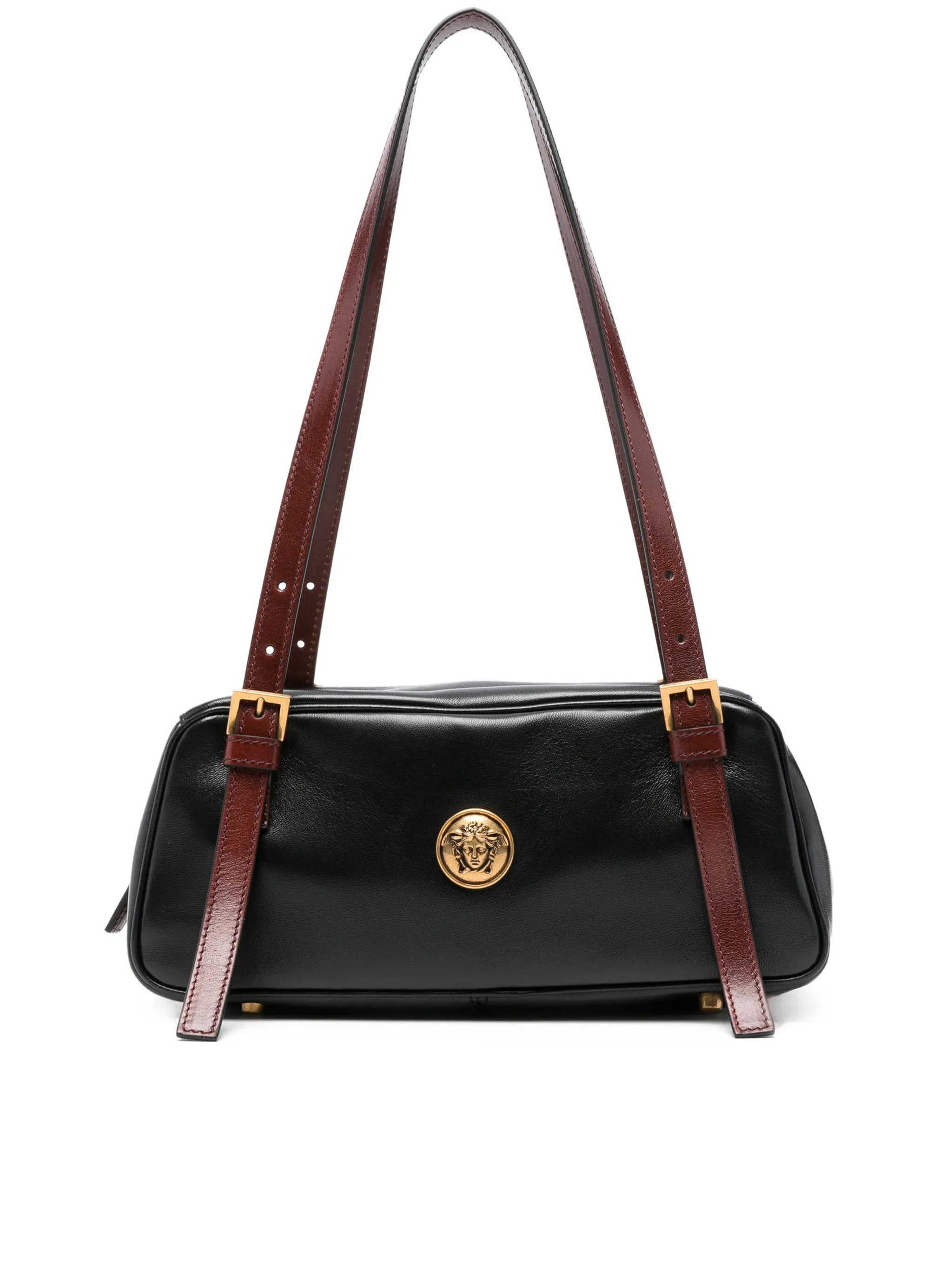 Small Shoulder Lamb Leather Calf Black | Borsa