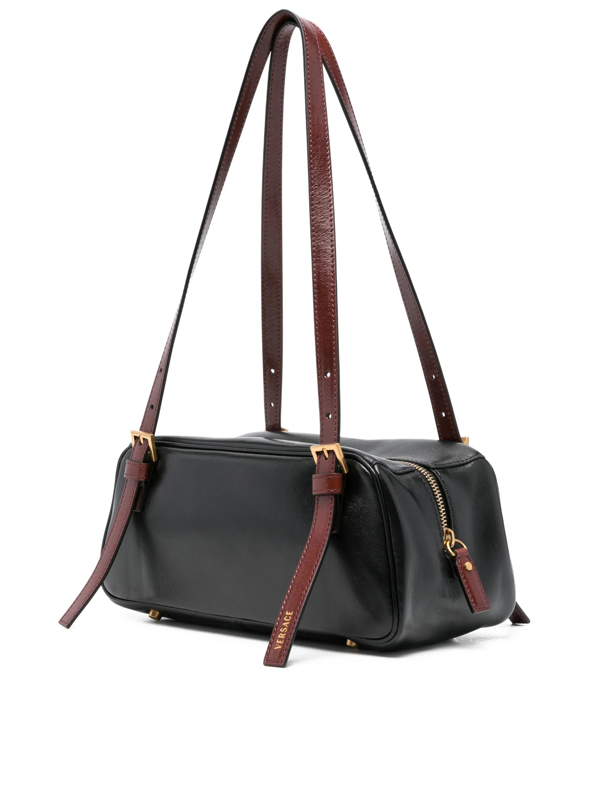 Small Shoulder Lamb Leather Calf Black | Borsa