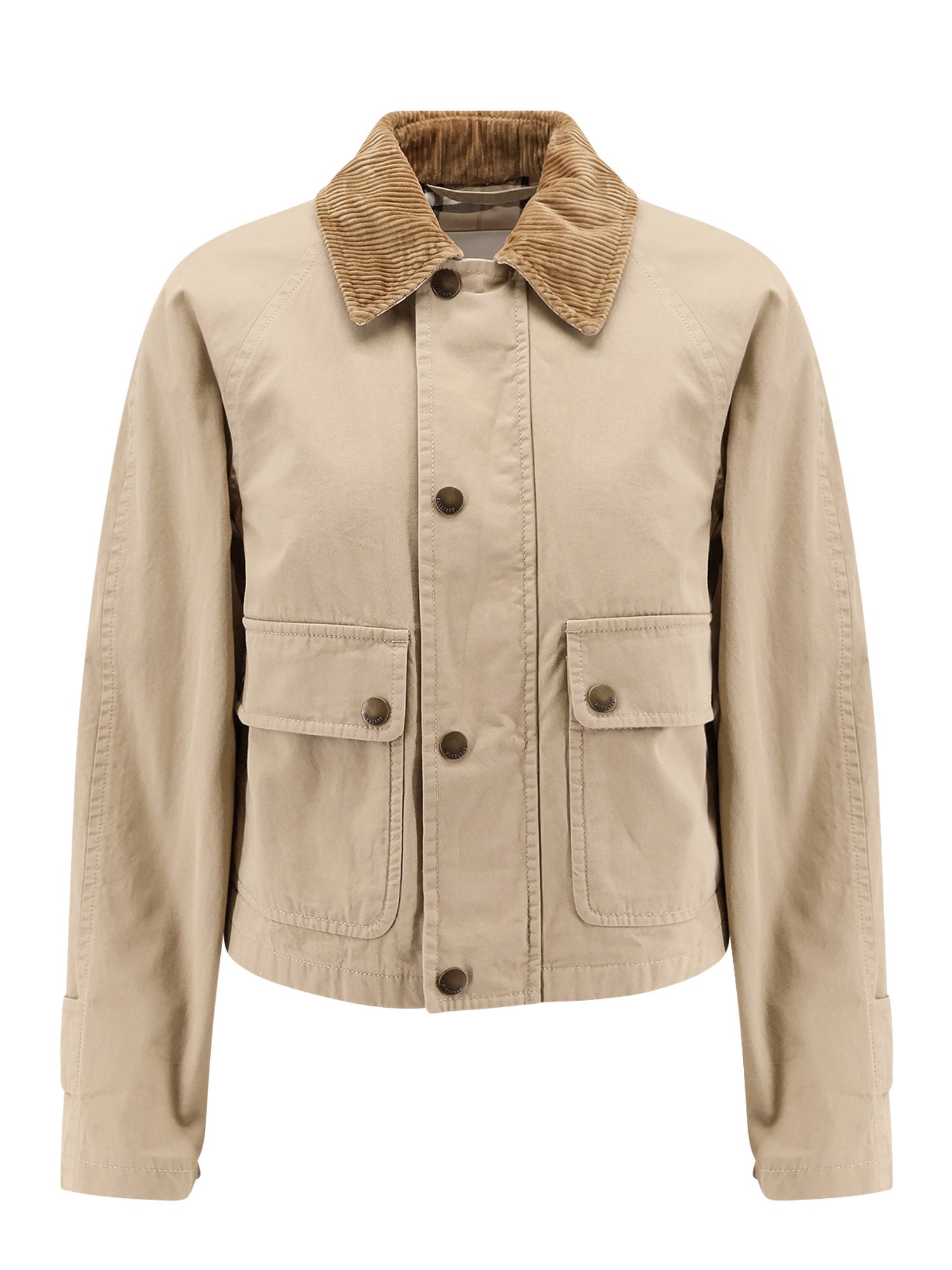 Burberry Jackets Beige 100 % Cotone Organico