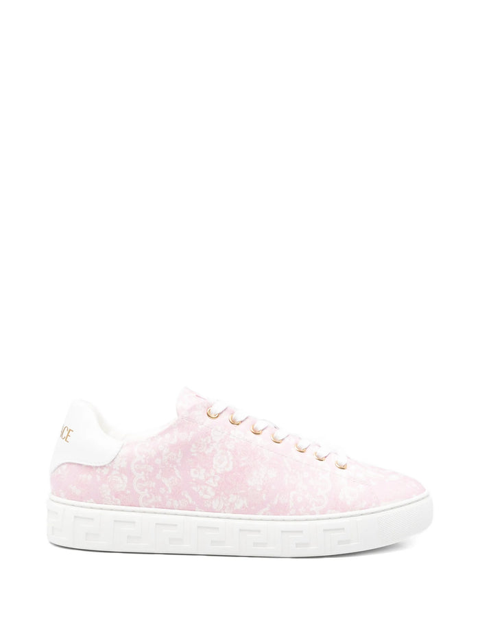 Barocco Greca Sneaker Pink & Purple Calzature