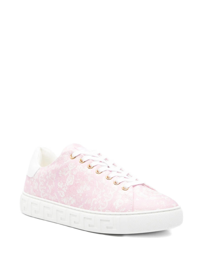 Barocco Greca Sneaker Pink & Purple Calzature