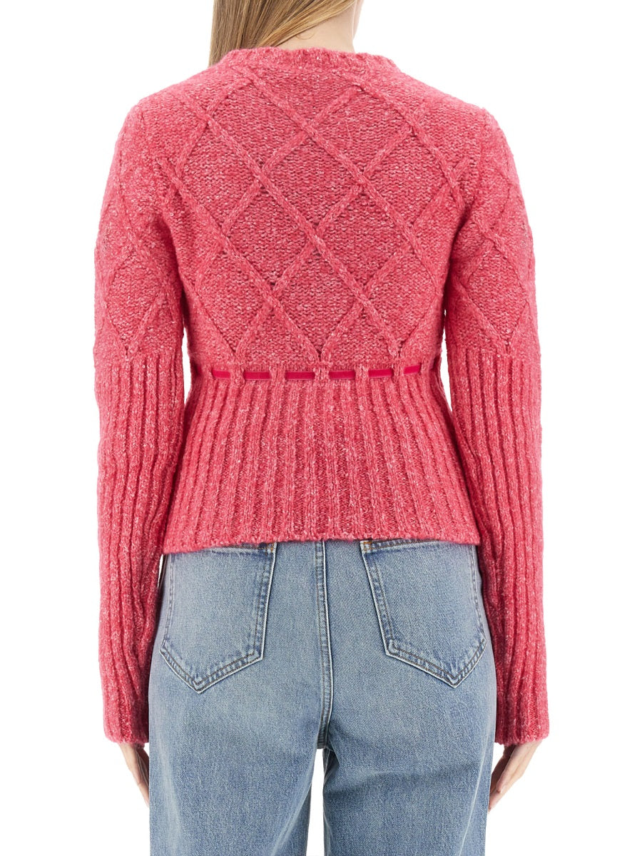 Wool Jersey Fuchsia Jumpers