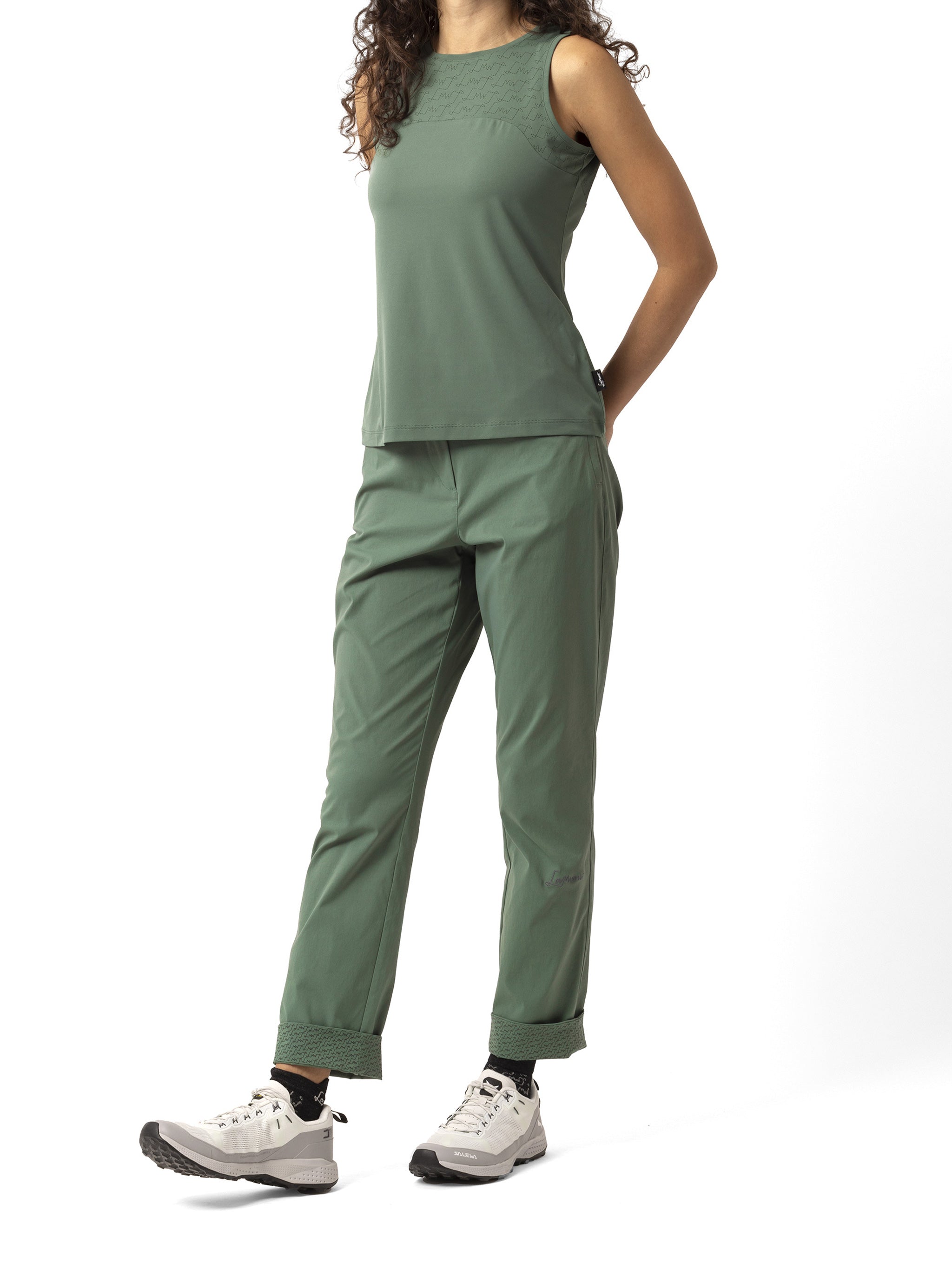 Lara Iconic Tech Green T-shirt