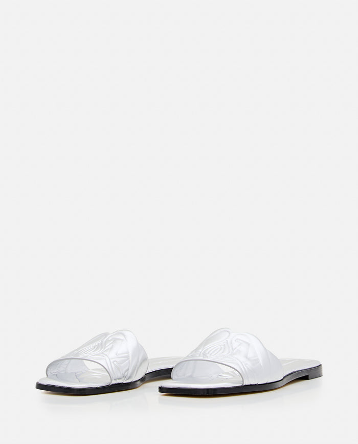 Alexander McQueen Sandals Silver Lamb