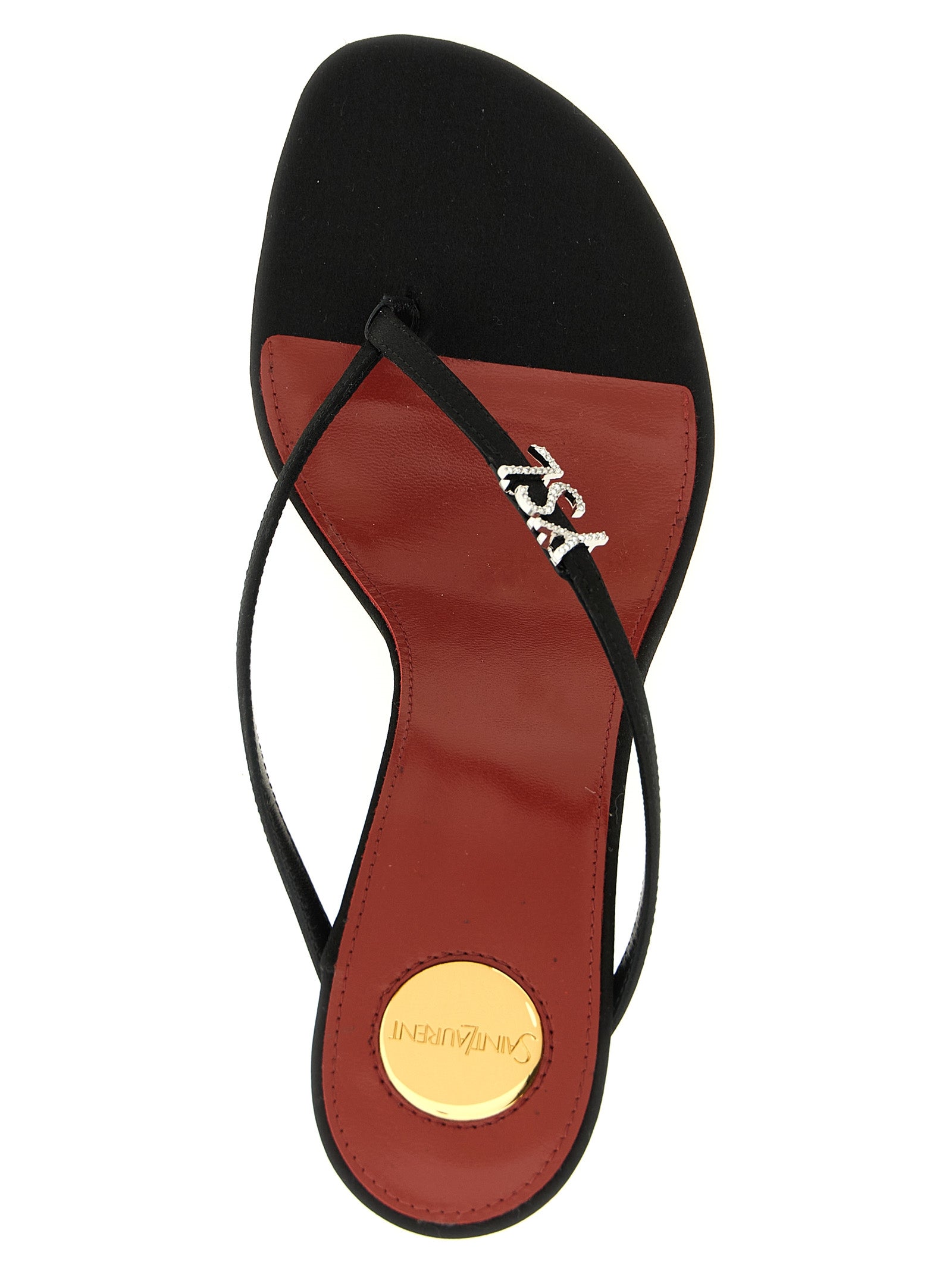 Jerry Mules Black Viscose Sandal