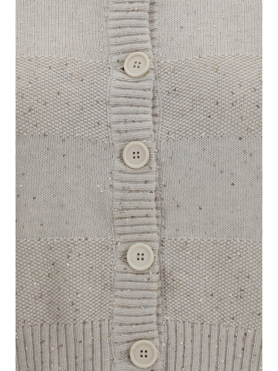 Long-Sleeve Crewneck Cotton Sweater Oat