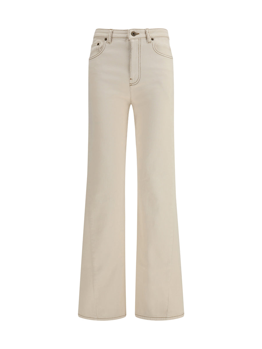 Burberry 100% Cotton jeans in white