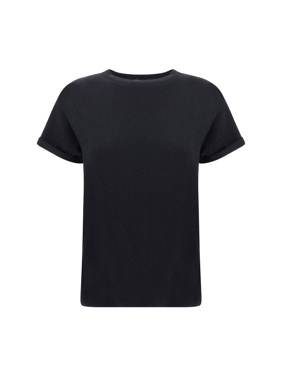 Brunello Cucinelli 51% Cashmere t-shirt in black