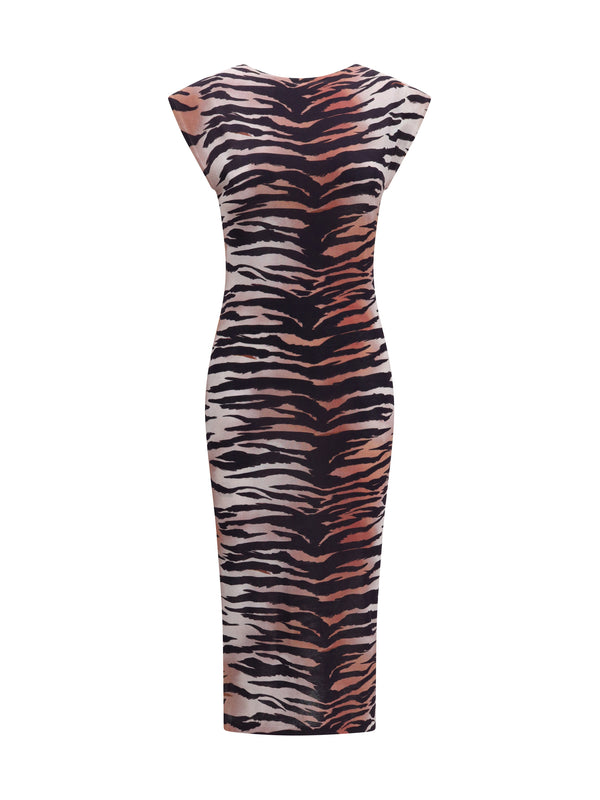 Pinko 69% Cotton dress in multicolor