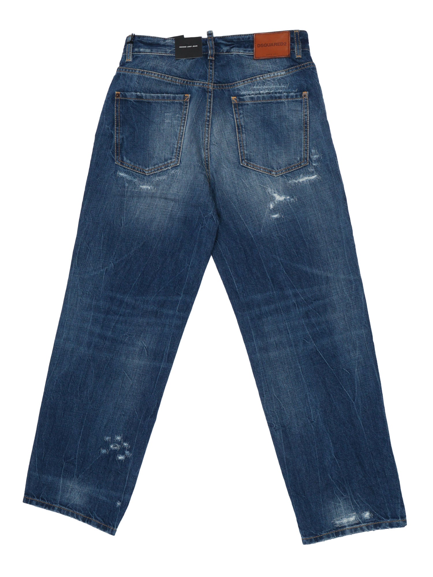 5 Pockets Blue Cotton Jean