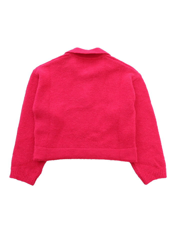 Aupa K1616u Knitwear Fuchsia Crewneck
