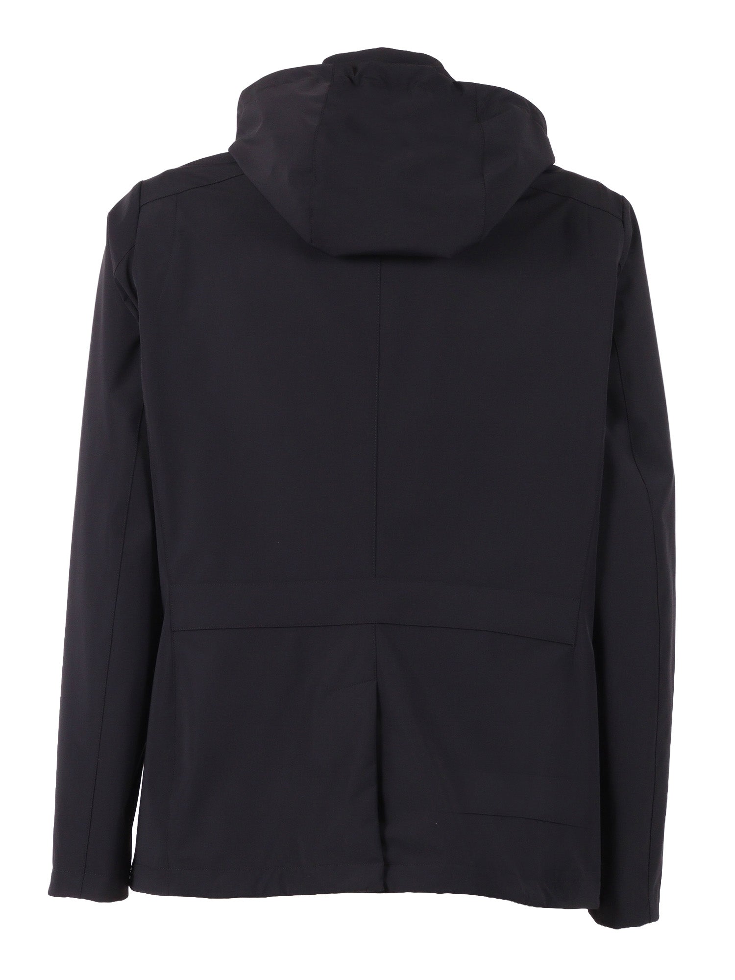RANIERI-KR JACKET Blue Polyamide Elastan Coat
