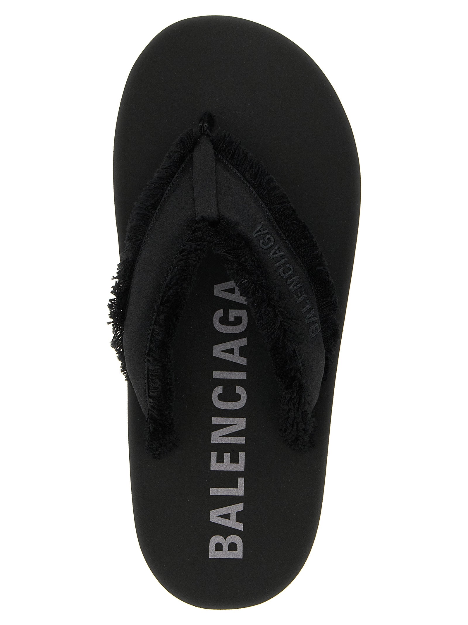 Jet Lag Sandals Black Viscose