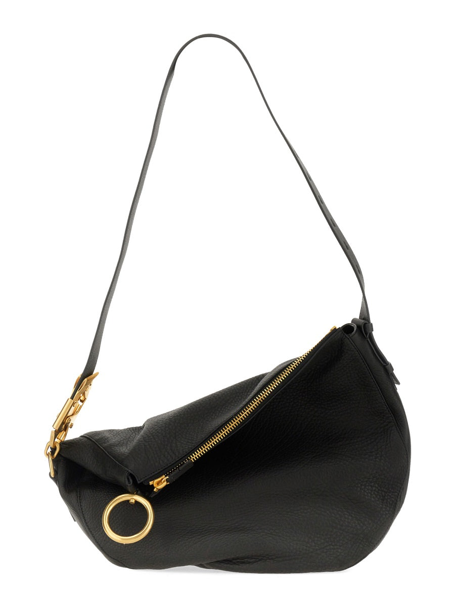 Bag Knight Black Leather Shoulder