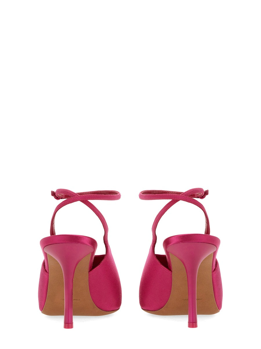 Décolleté Show Pink Viscose Silk Shoe