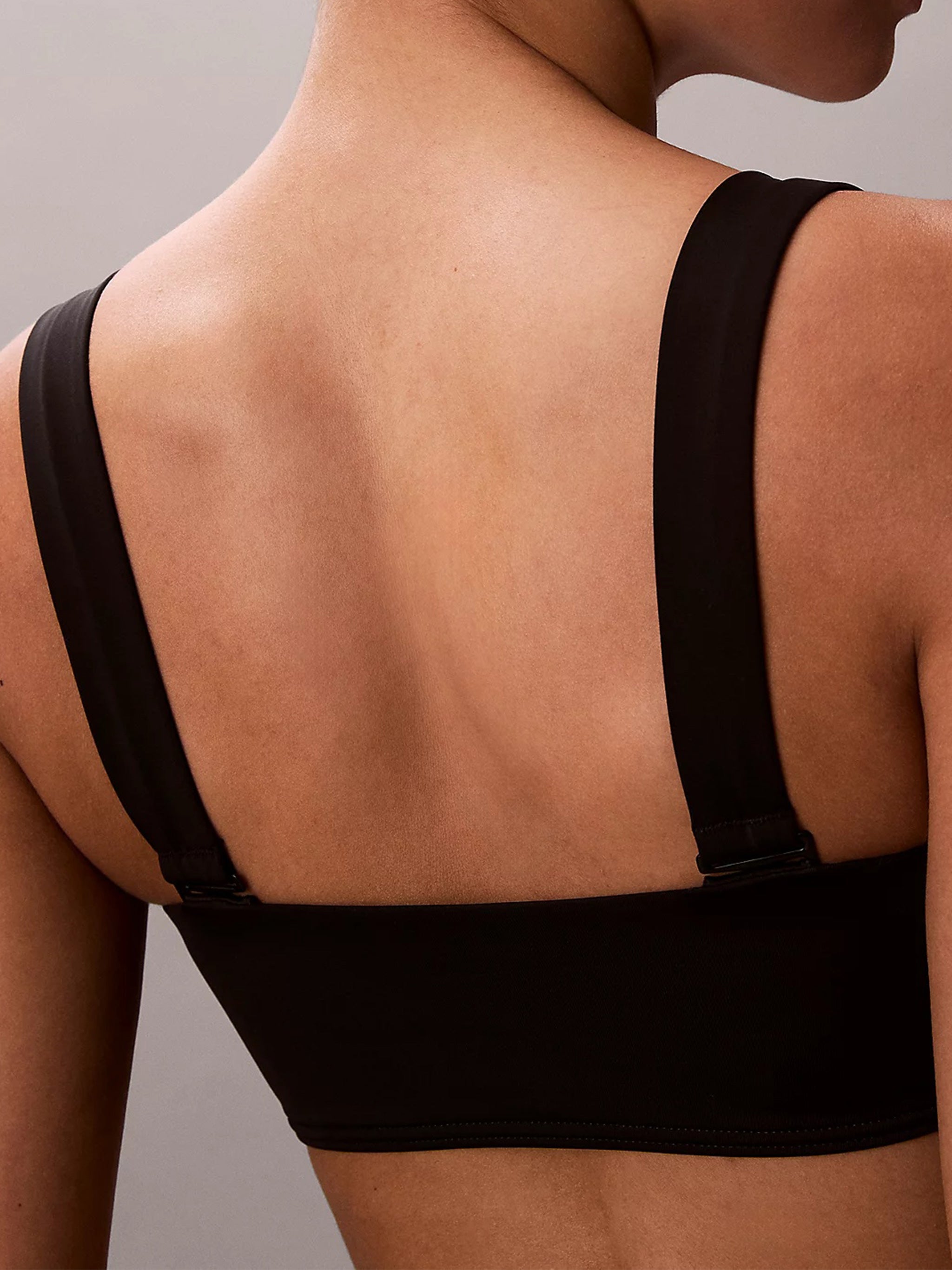 Bandeau W Straps Black Costume