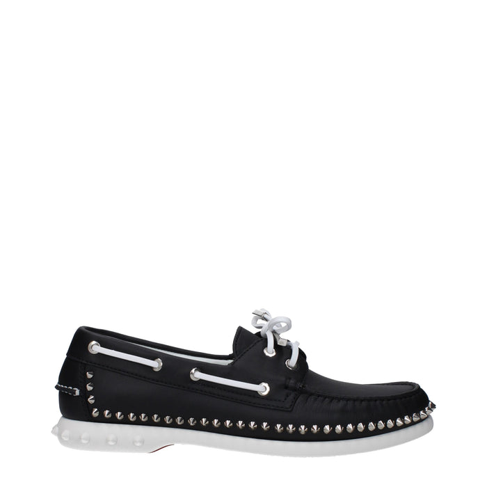 Christian Louboutin Leather loafer in black