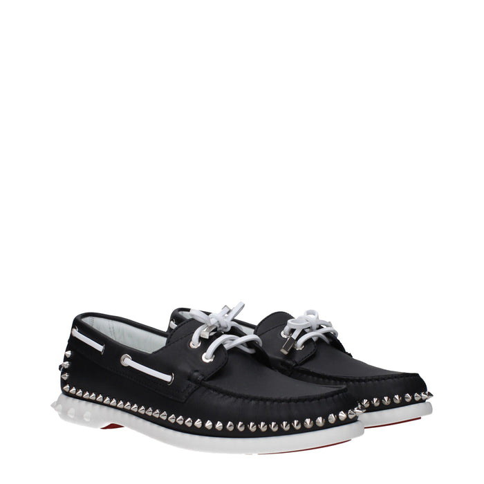 Christian Louboutin Leather loafer in black — view 2