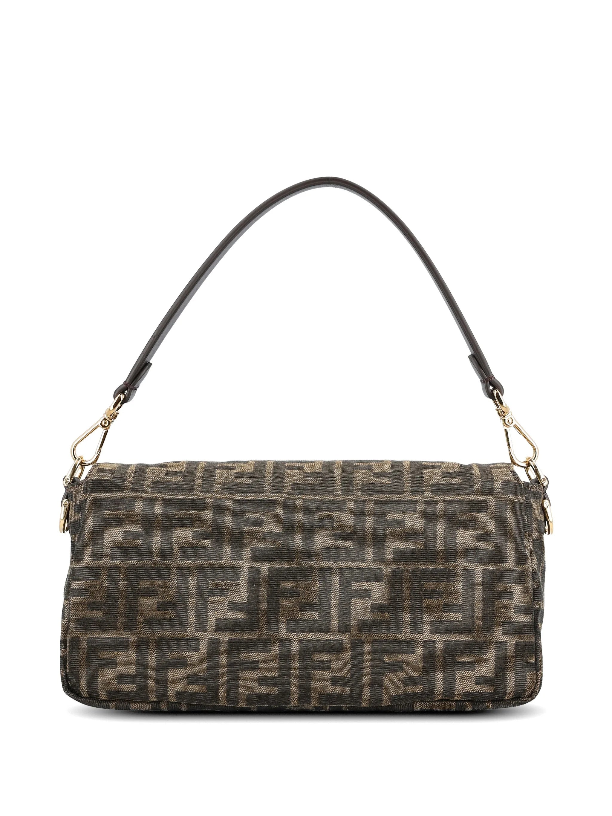 Baguette Jacquard Ff 19 Brown Borsa