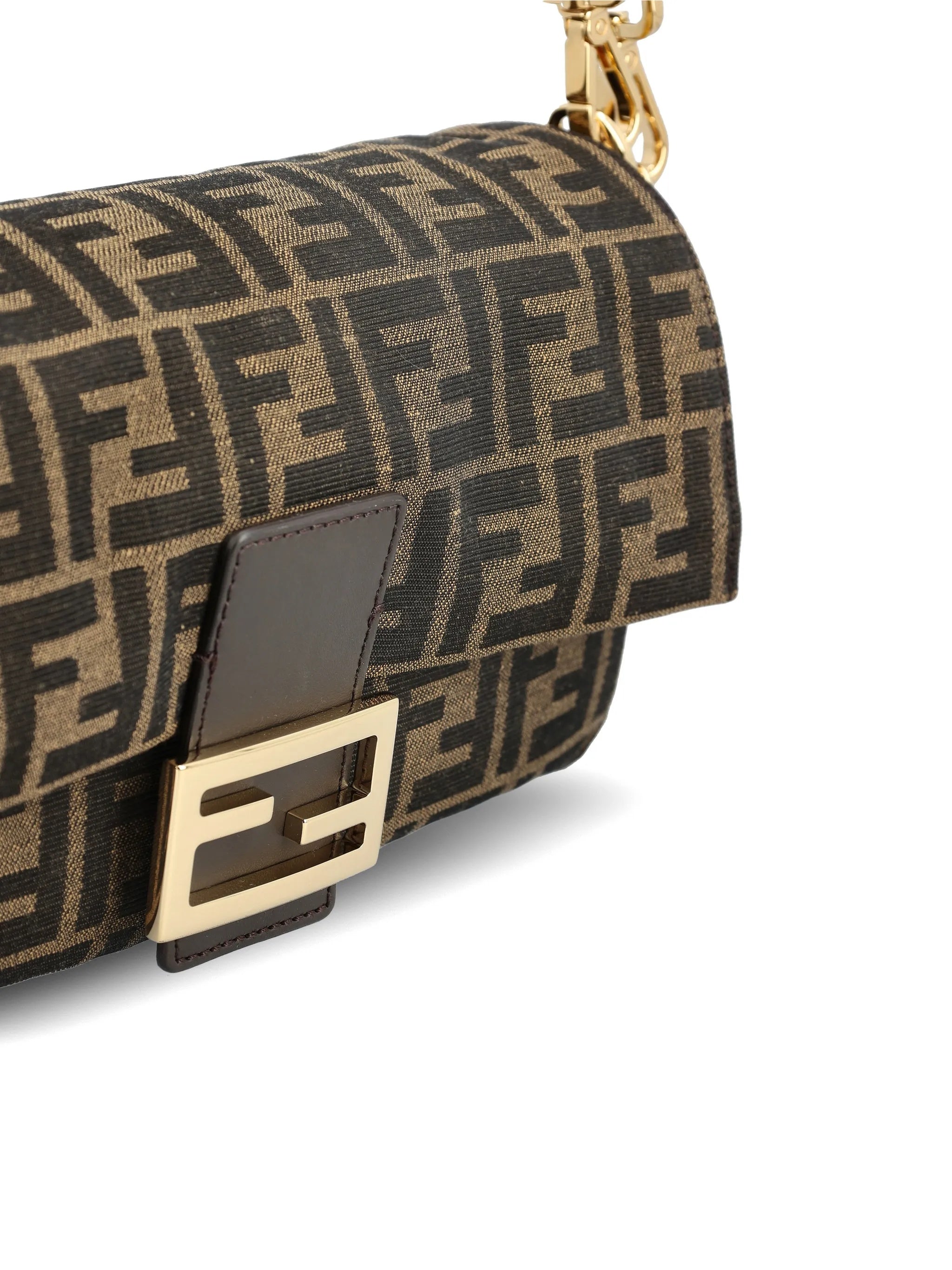 Baguette Jacquard Ff 19 Brown Borsa