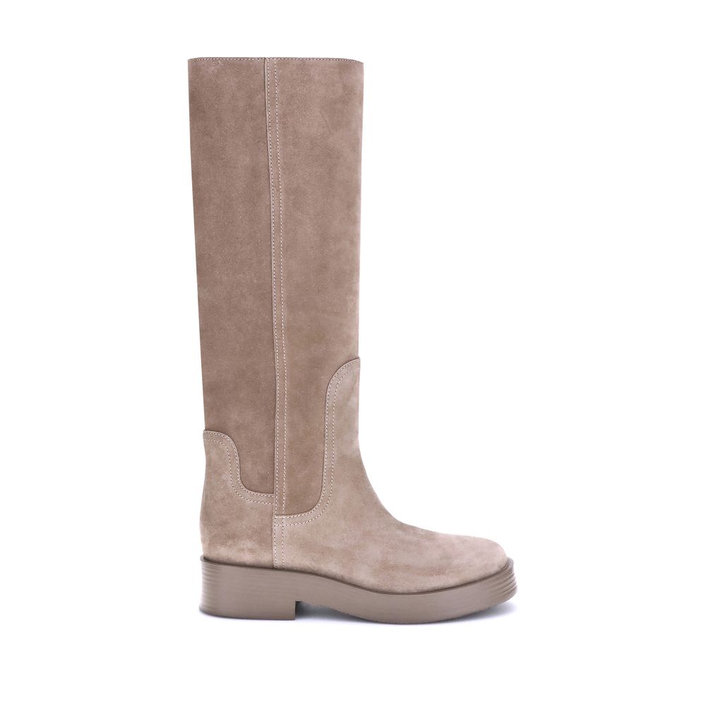 Casadei Upper 100% Calf Leather boot in beige