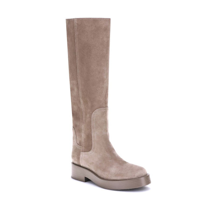 Casadei Upper 100% Calf Leather boot in beige — view 2