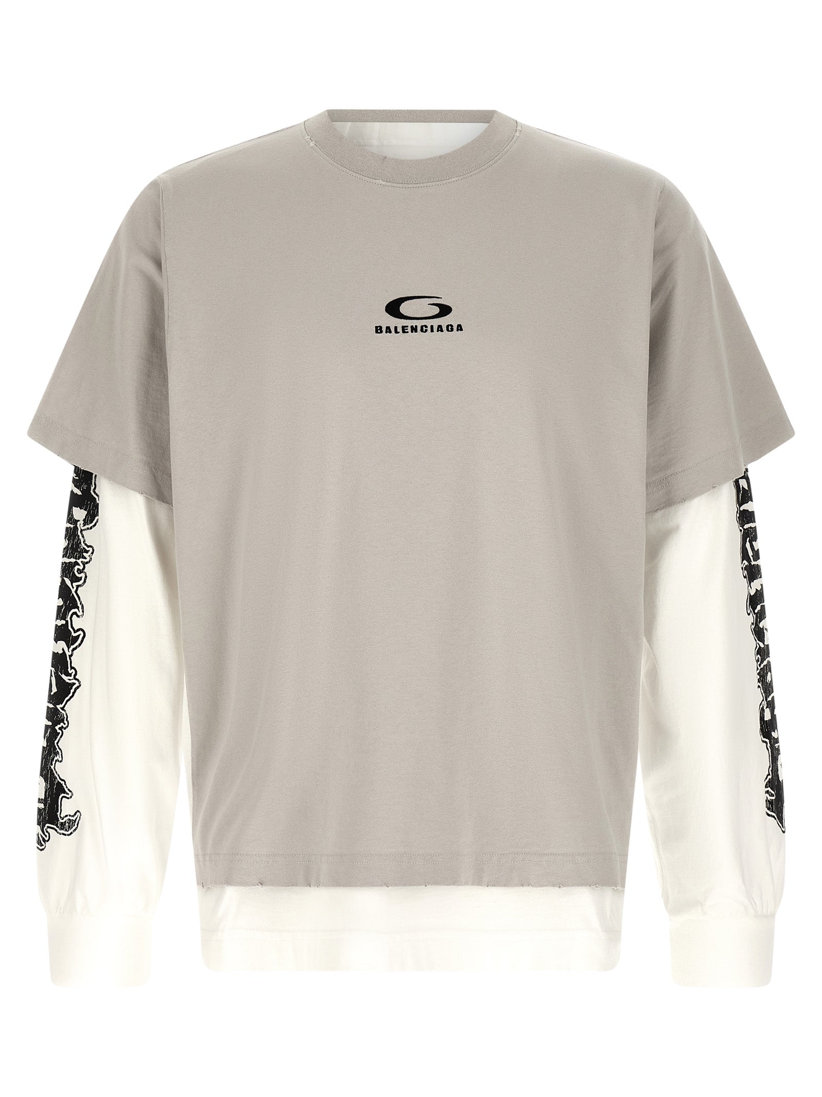 Ibrida Doppia T-Shirt Gray Cotton